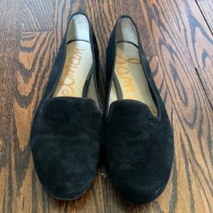 Sam Edelman black suede loafers.